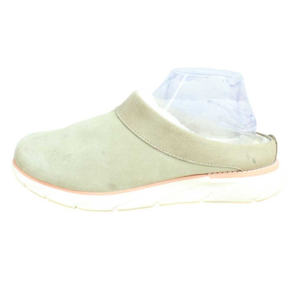 LL Bean Kennebec Shearling Lined Clogs Brown Suede Womens Size 12 inch
